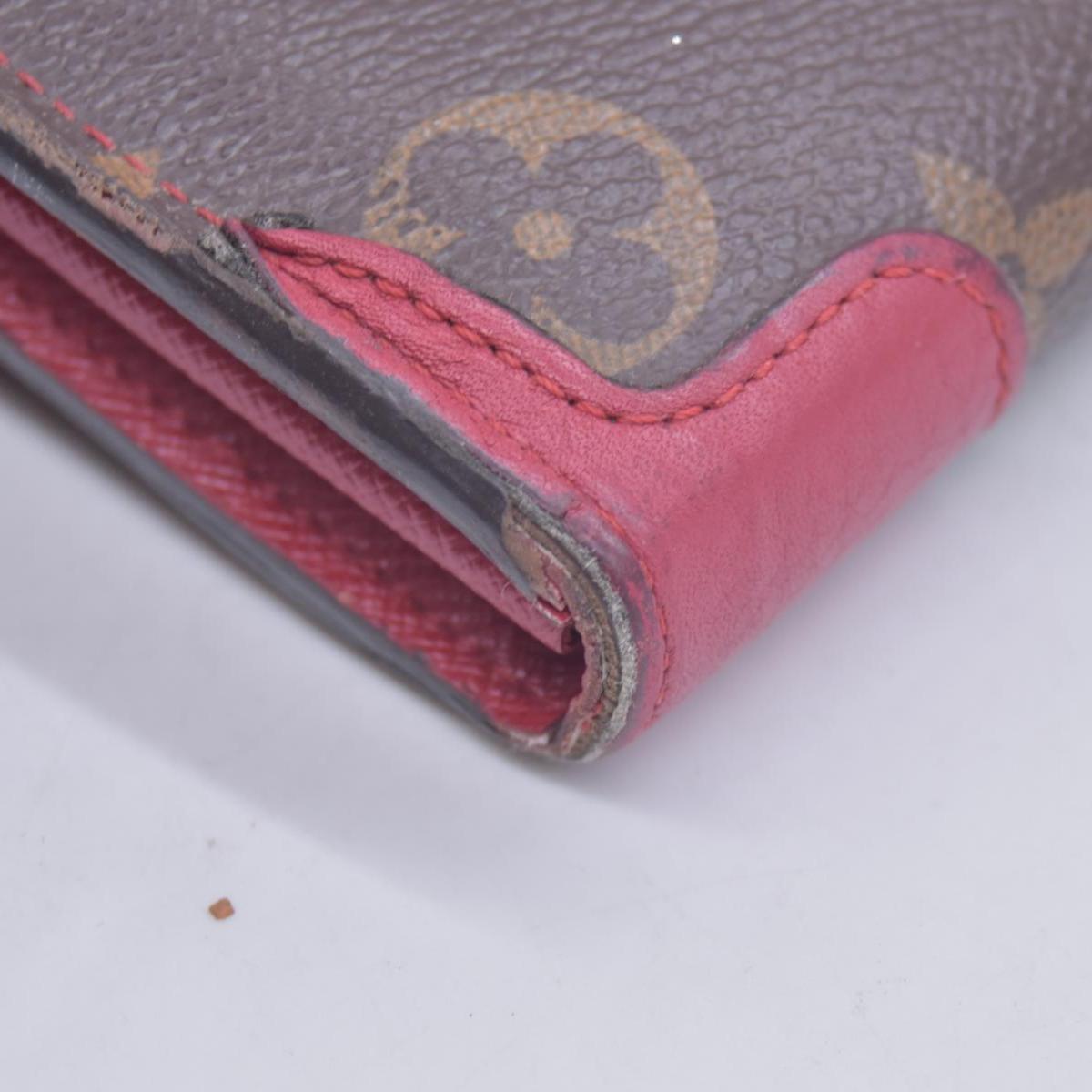 $825 2015 Louis Vuitton Monogram Sarah Retiro Wallet Cherry MI4185 CONSIGNMENT