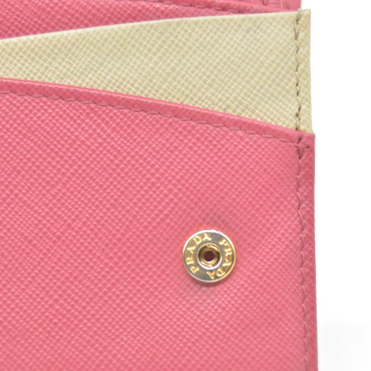 Prada Saffiano Metal Continental Flap Wallet Pink CONSIGNMENT