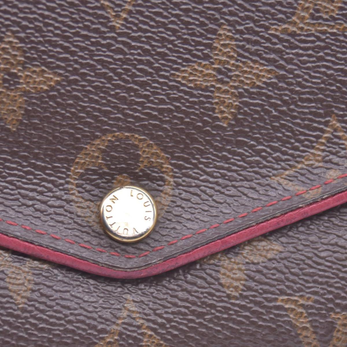 $825 2015 Louis Vuitton Monogram Sarah Retiro Wallet Cherry MI4185 CONSIGNMENT
