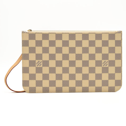 LOUIS VUITTON Damier Azur Nautical Neverfull MM GM Pochette