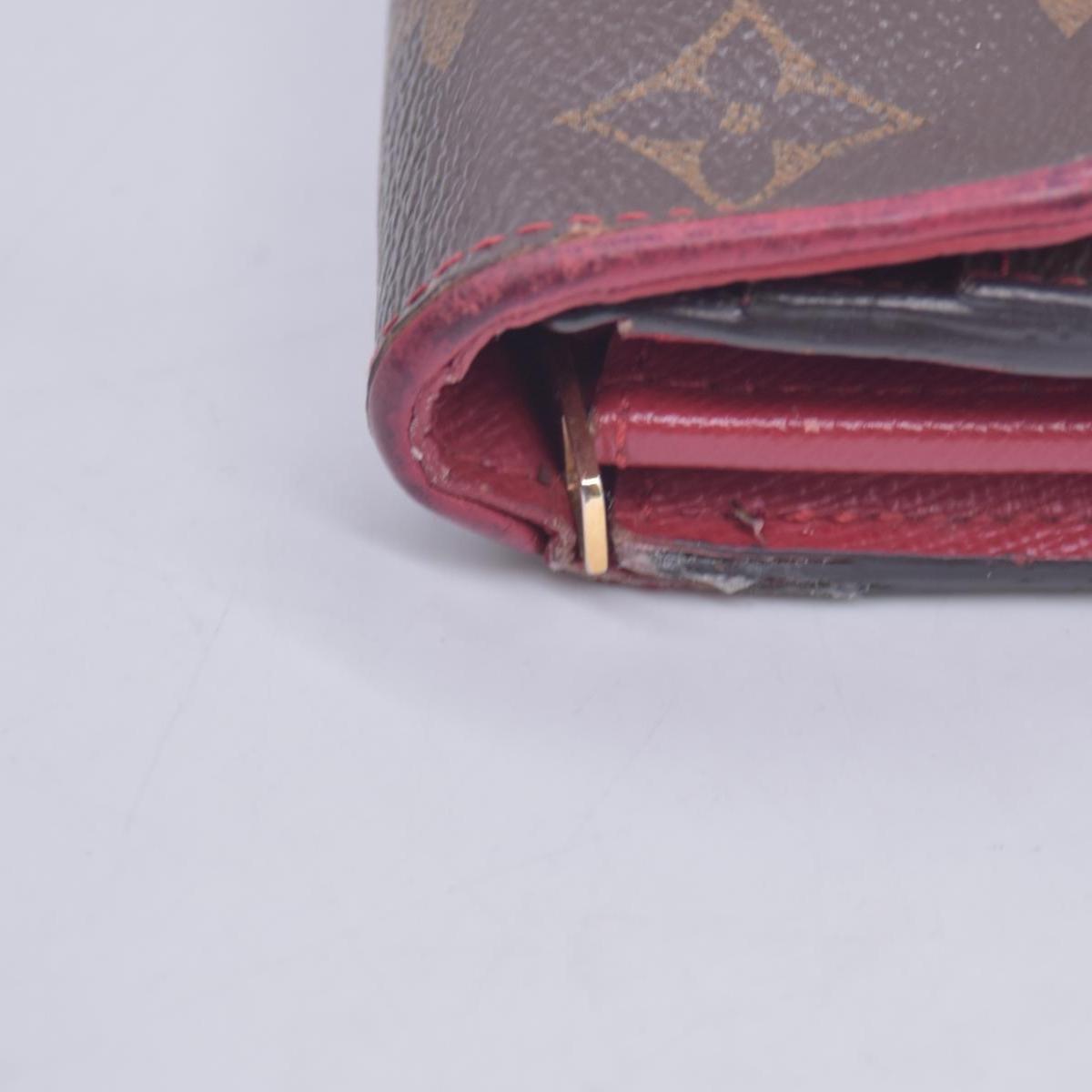 $825 2015 Louis Vuitton Monogram Sarah Retiro Wallet Cherry MI4185 CONSIGNMENT