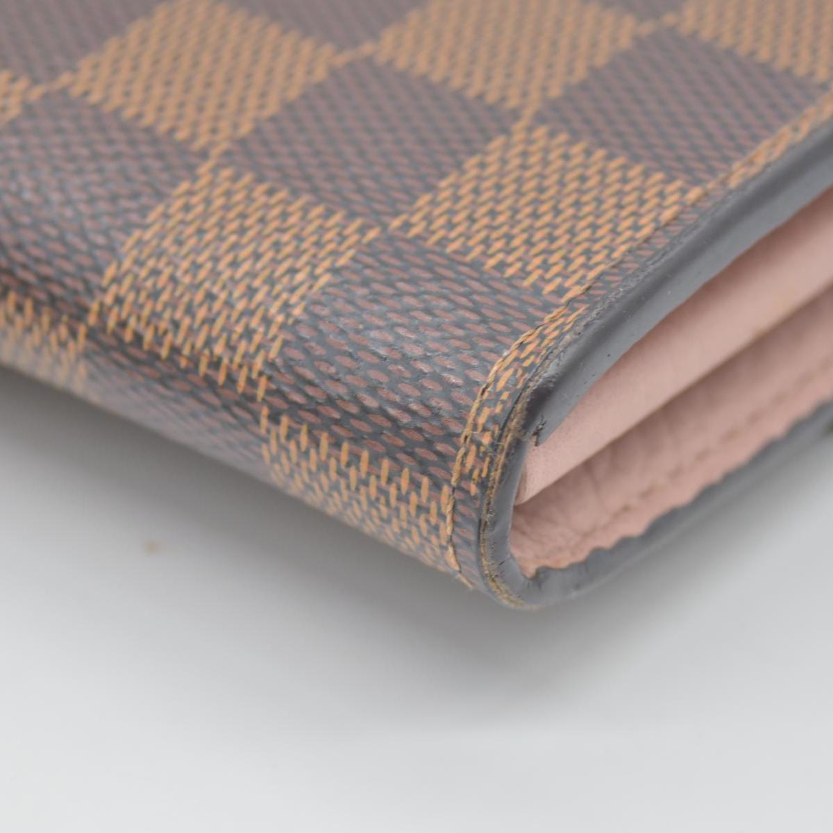 $1580 2018 Louis Vuitton Damier Ebene Croisette Wallet on Chain MI1178
