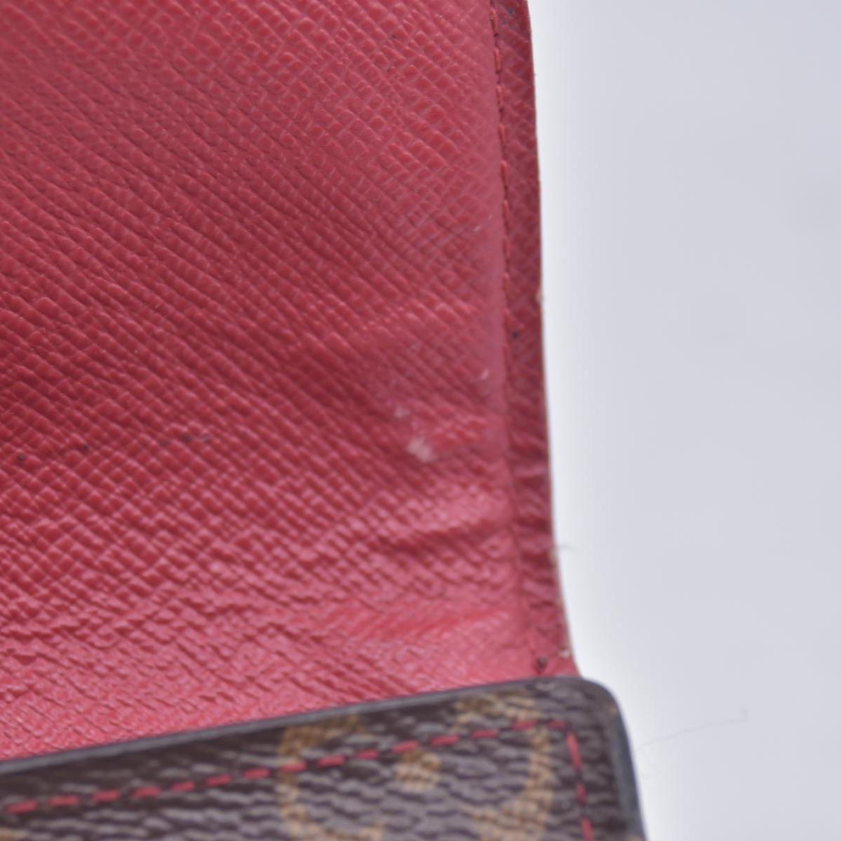 $825 2015 Louis Vuitton Monogram Sarah Retiro Wallet Cherry MI4185 CONSIGNMENT