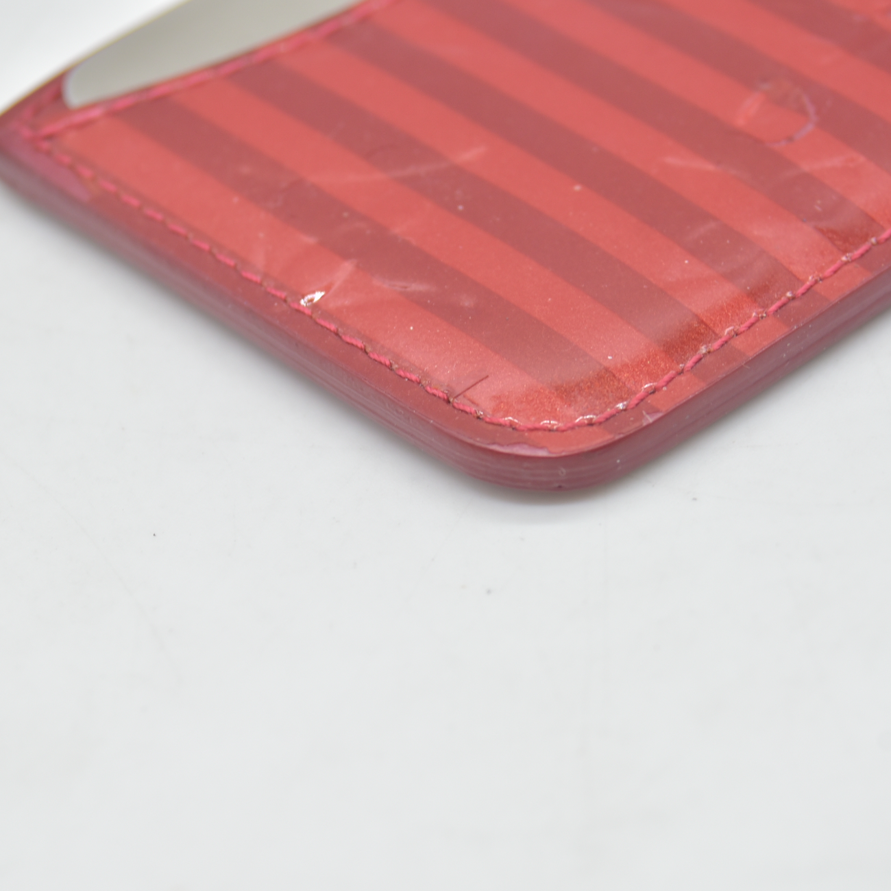 $400 2011 Louis Vuitton Etui Mirror Case Limited Edition Monogram Vernis Rayures TS4171