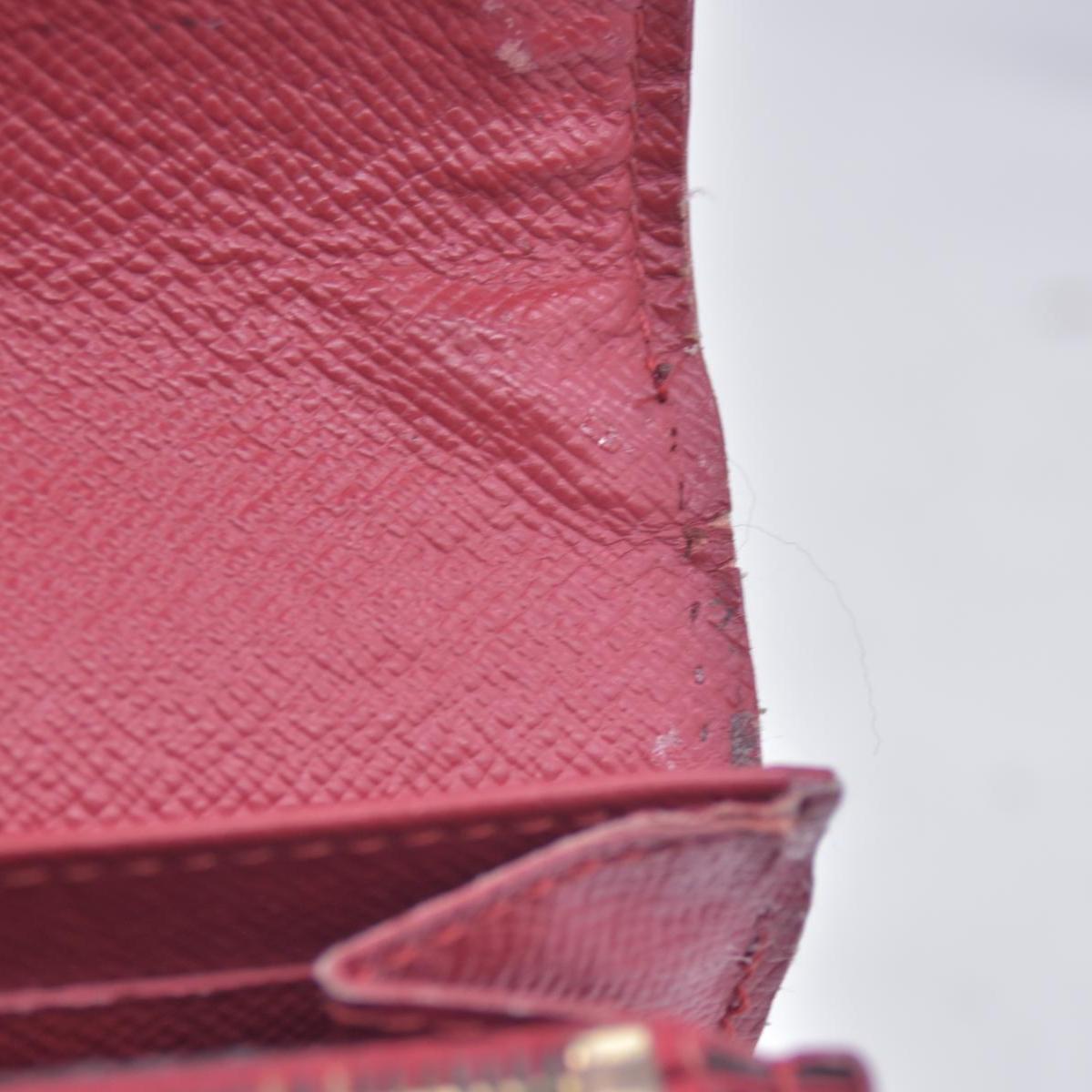 $825 2015 Louis Vuitton Monogram Sarah Retiro Wallet Cherry MI4185 CONSIGNMENT