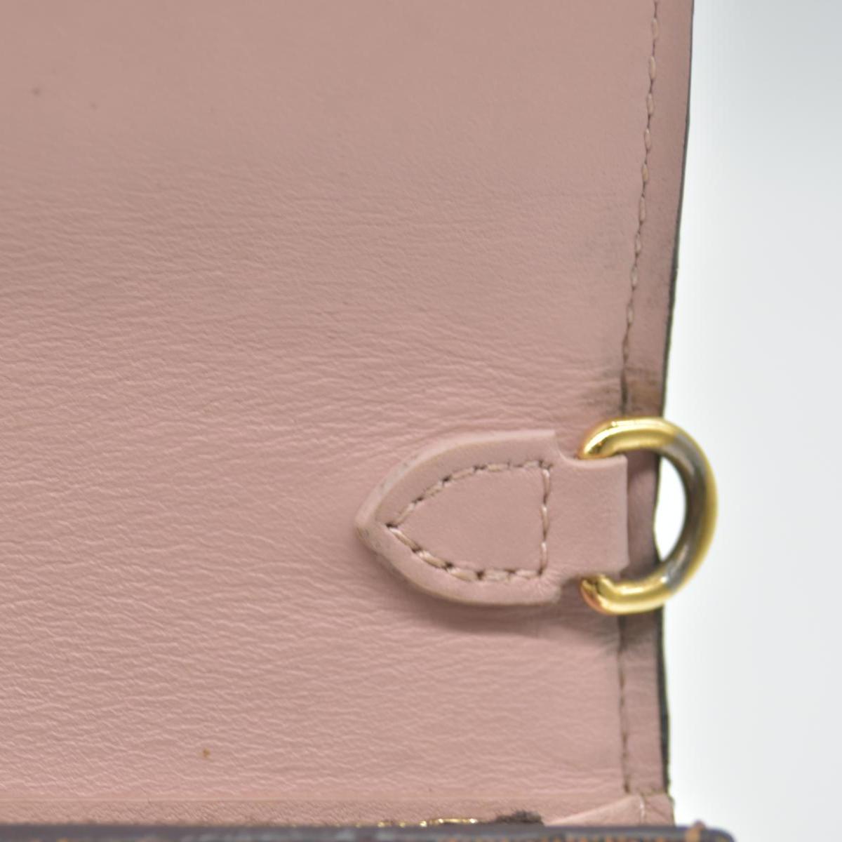 $1580 2018 Louis Vuitton Damier Ebene Croisette Wallet on Chain MI1178