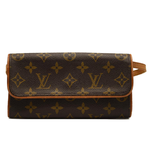 LOUIS VUITTON Monogram Pochette Twin PM