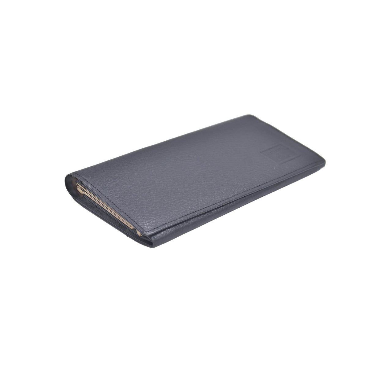 Burberry Unisex Nova Black Leather Bifold Credit Card Long Wallet CONSIGNMENT