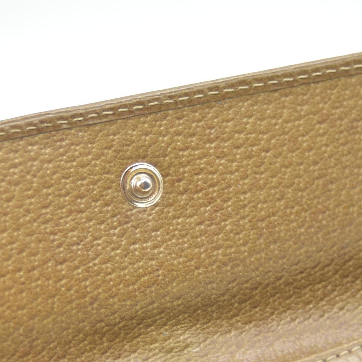 Gucci Jackie Piston Wallet in Sand Brown GG Canvas CONSIGNMENT