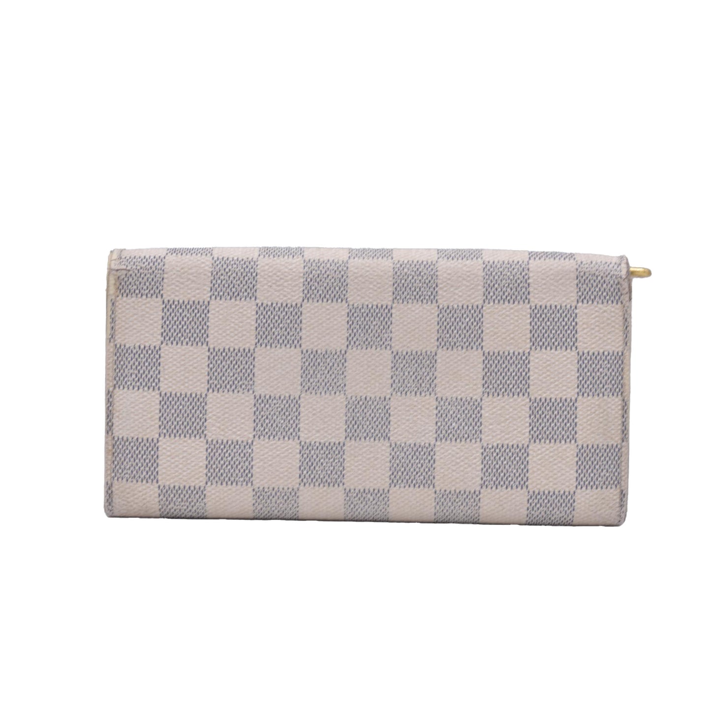 $800 2010 Louis Vuitton  Vintage Damier Azur Pattern Sarah Wallet CA2180 CONSIGNMENT