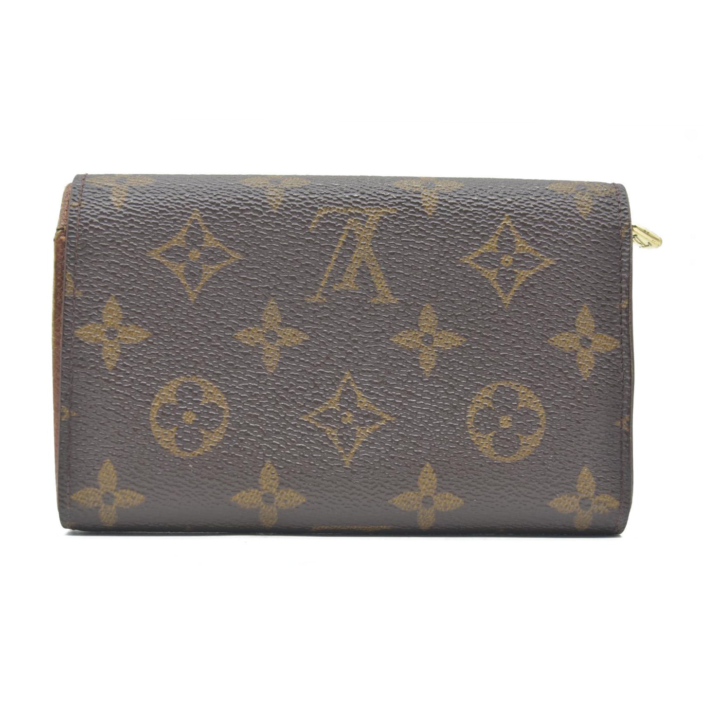 $560 Louis Vuitton  Monogram Porte-Monnaie Tresor Wallet