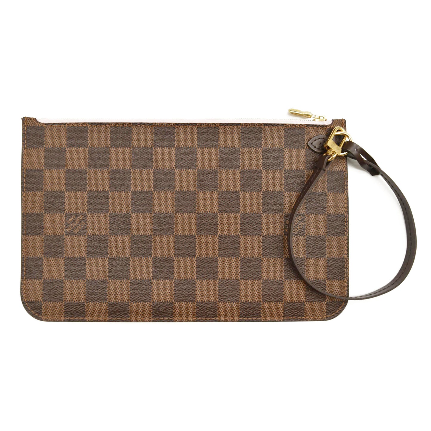 LOUIS VUITTON Damier Ebene Neo Neverfull MM Rose Ballerine AR4103