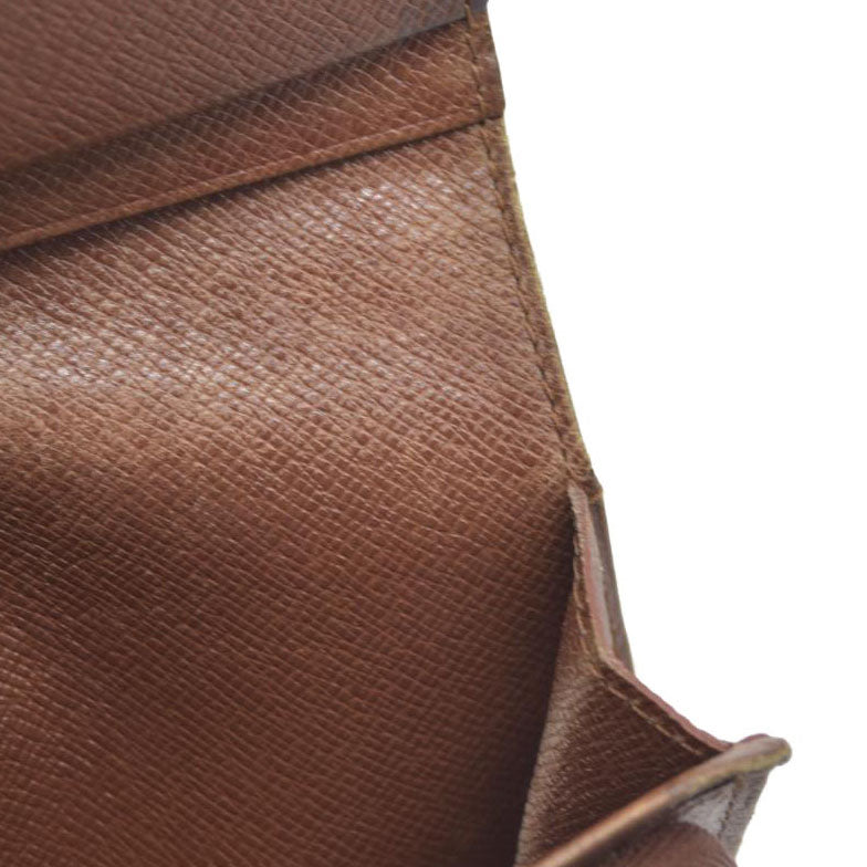 $560 Louis Vuitton  Monogram Porte-Monnaie Tresor Wallet