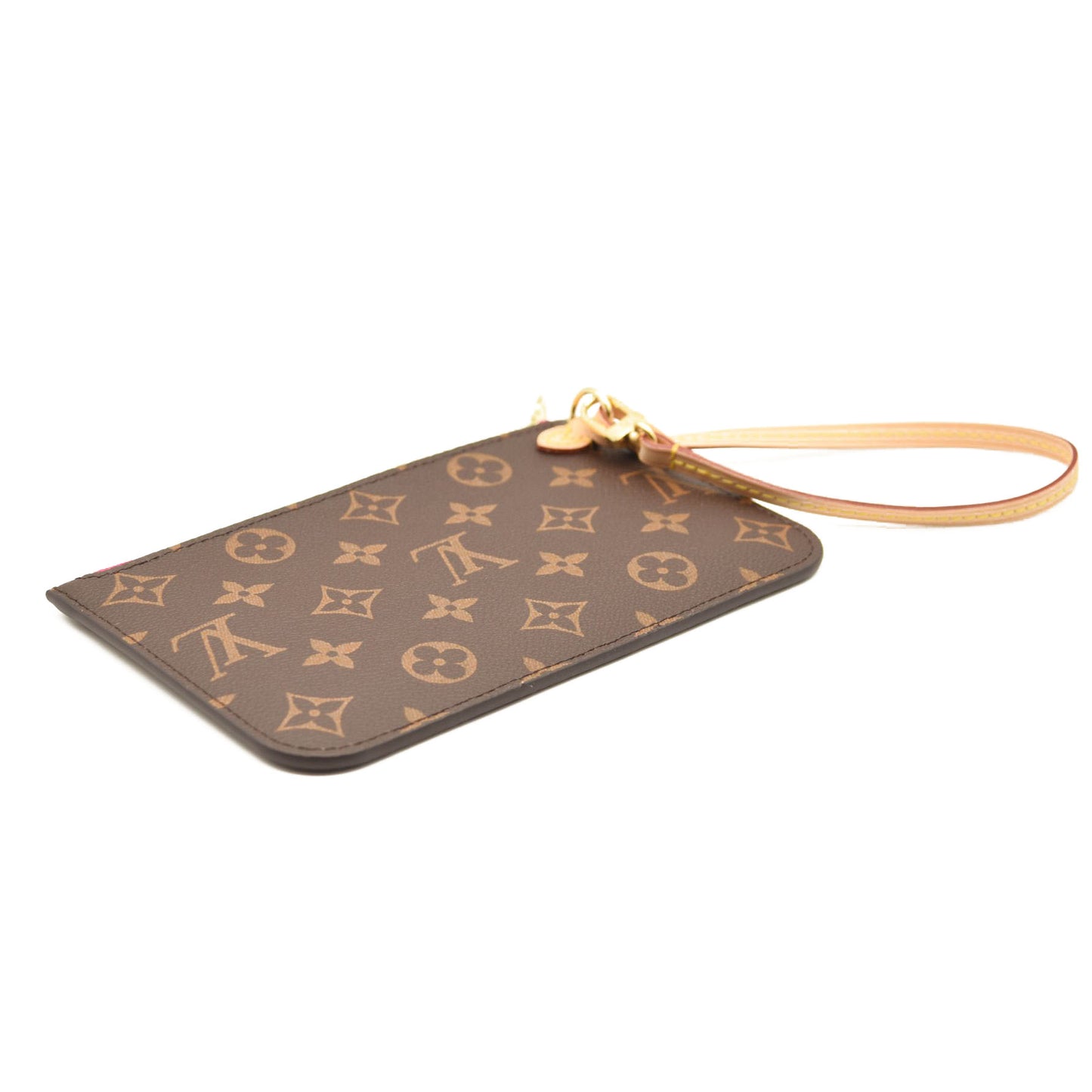 LOUIS VUITTON Monogram Neverfull PM Pochette Pivoine