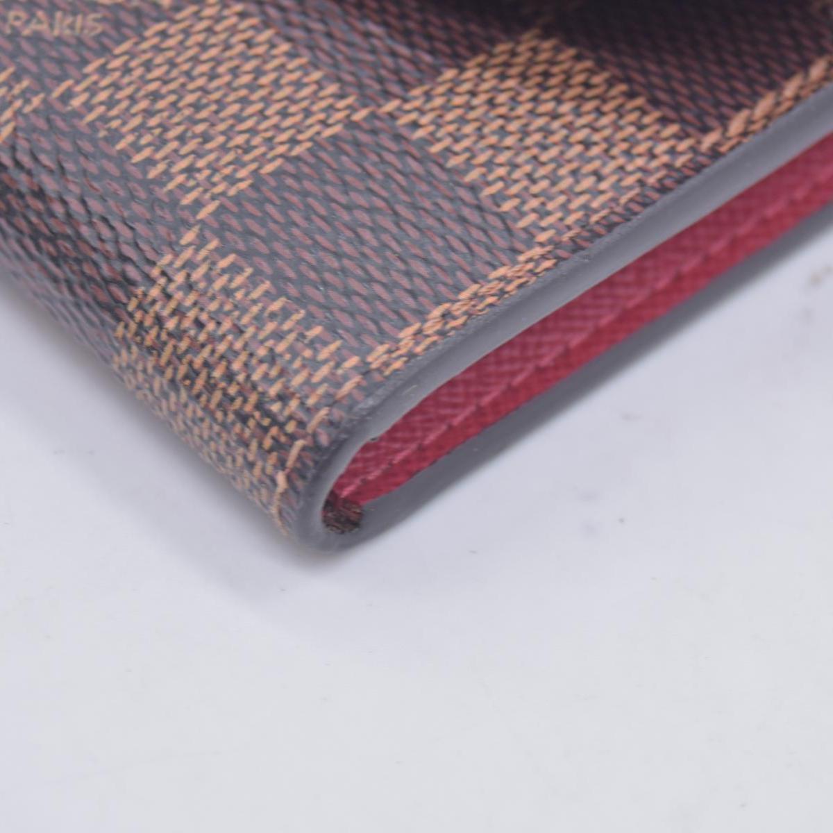 $635 2016 Louis Vuitton Emilie Wallet Cherry Red TA2106 CONSIGNMENT