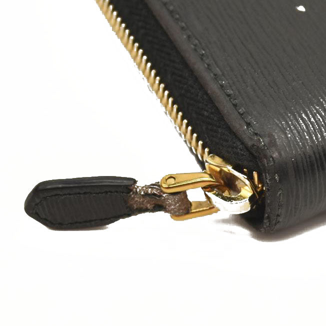 Used PRADA Saffiano Zip Around Wallet Black