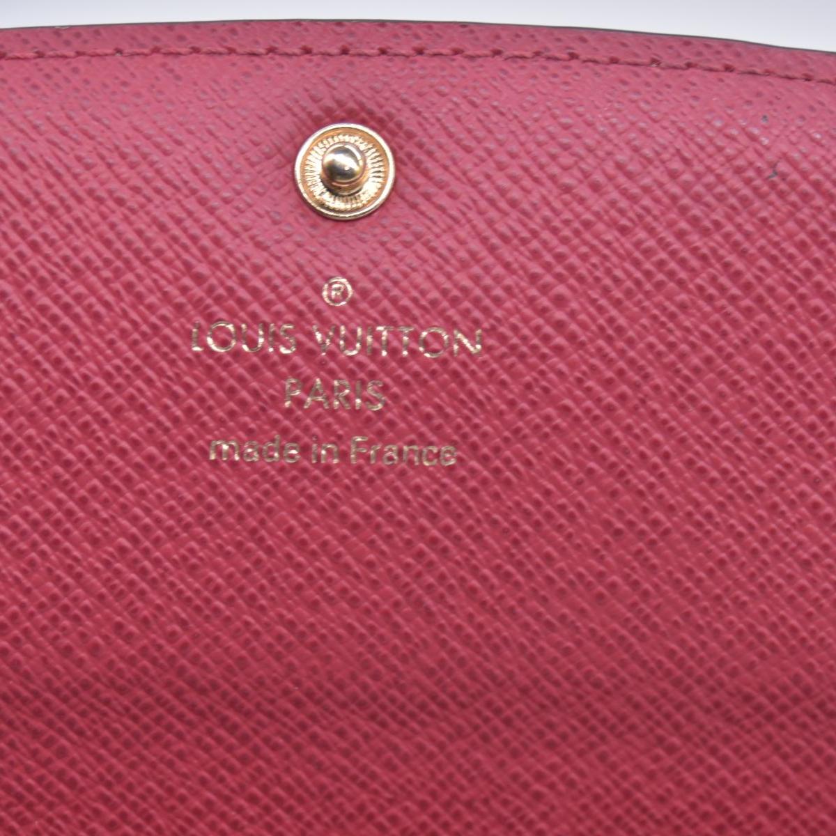 $635 2016 Louis Vuitton Emilie Wallet Cherry Red TA2106 CONSIGNMENT