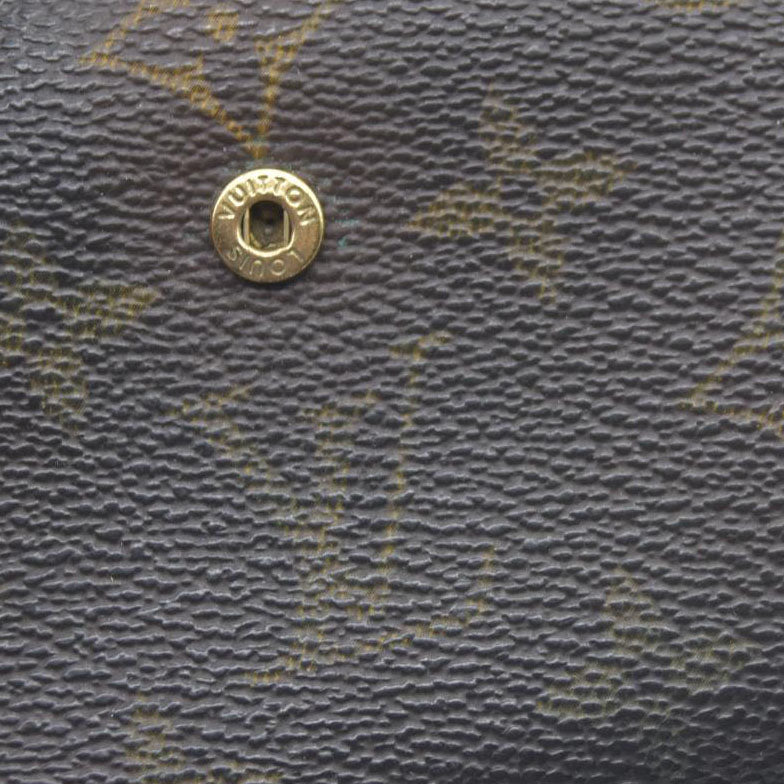 $720 Louis Vuitton Monogram Kisslock French Purse MI0020