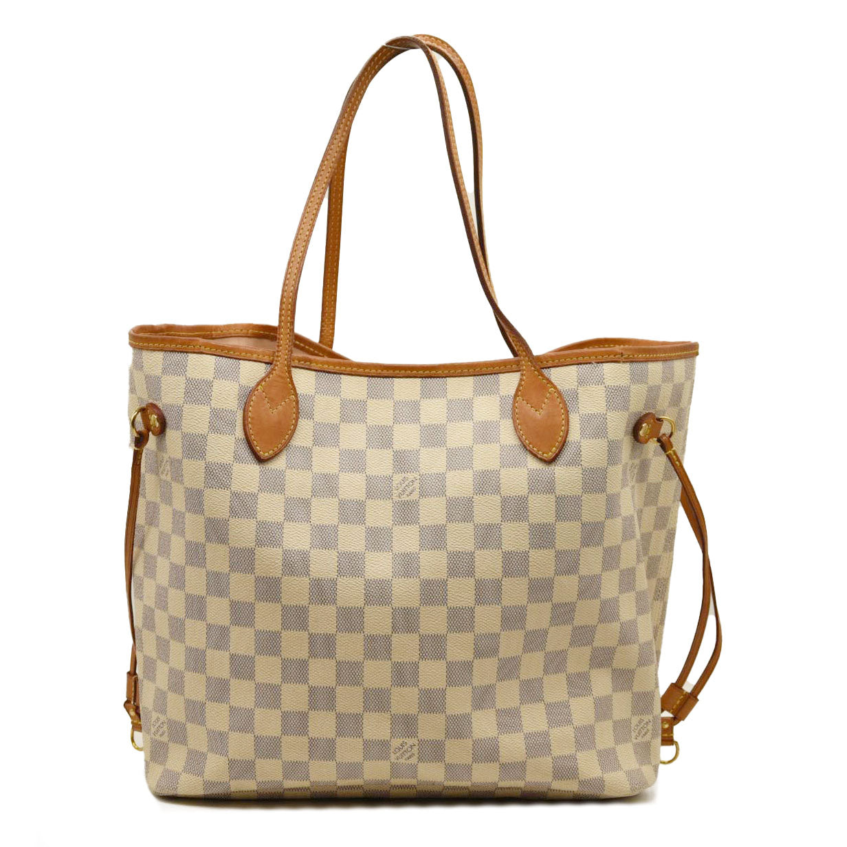 LOUIS VUITTON Damier Azur Neo Neverfull MM Rose Ballerine FL0129