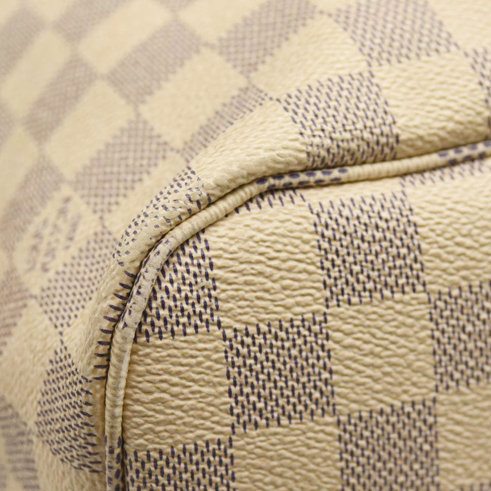 LOUIS VUITTON Damier Azur Neo Neverfull MM Rose Ballerine FL0129