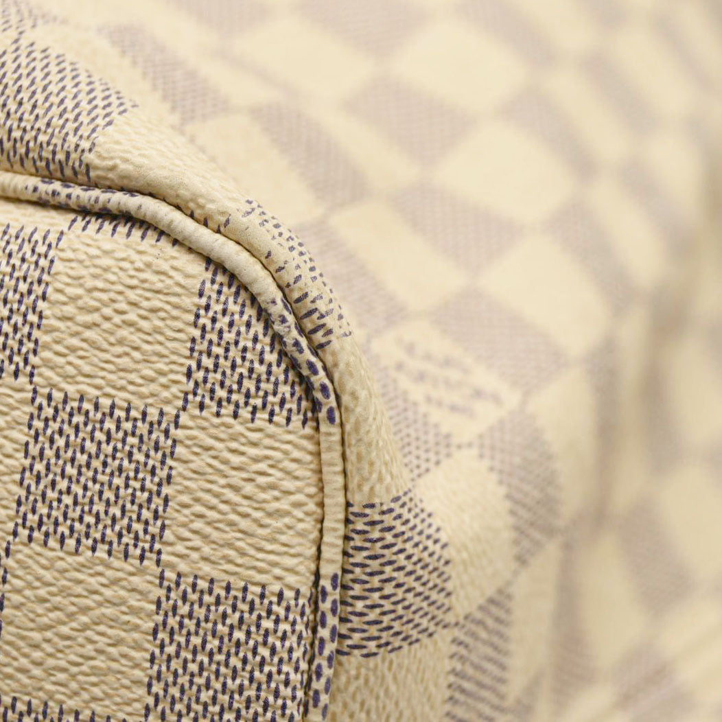 LOUIS VUITTON Damier Azur Neo Neverfull MM Rose Ballerine FL0129