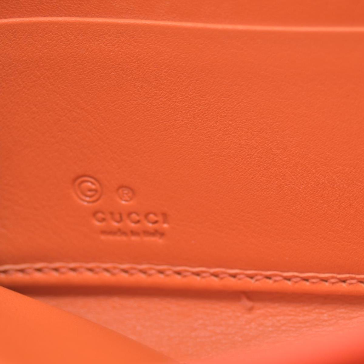 Gucci Microguccissima Zip Around Wallet Orange CONSIGNMENT