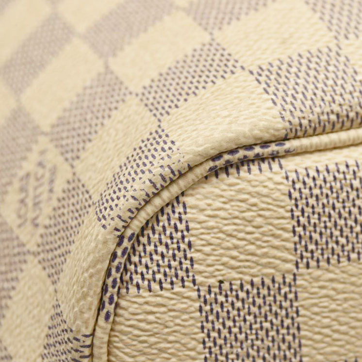 LOUIS VUITTON Damier Azur Neo Neverfull MM Rose Ballerine FL0129