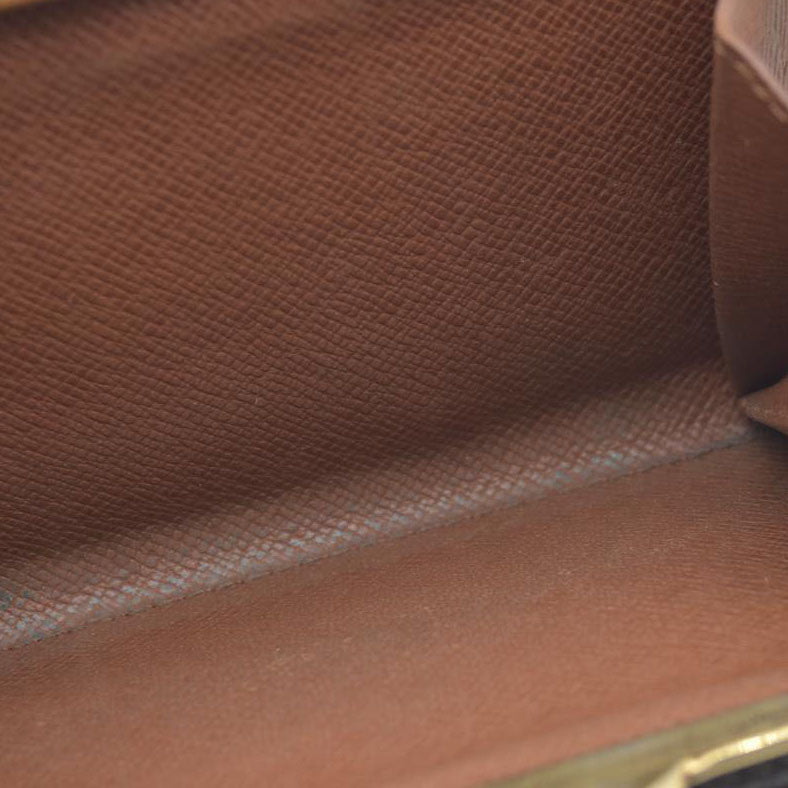 $720 Louis Vuitton Monogram Kisslock French Purse MI0020