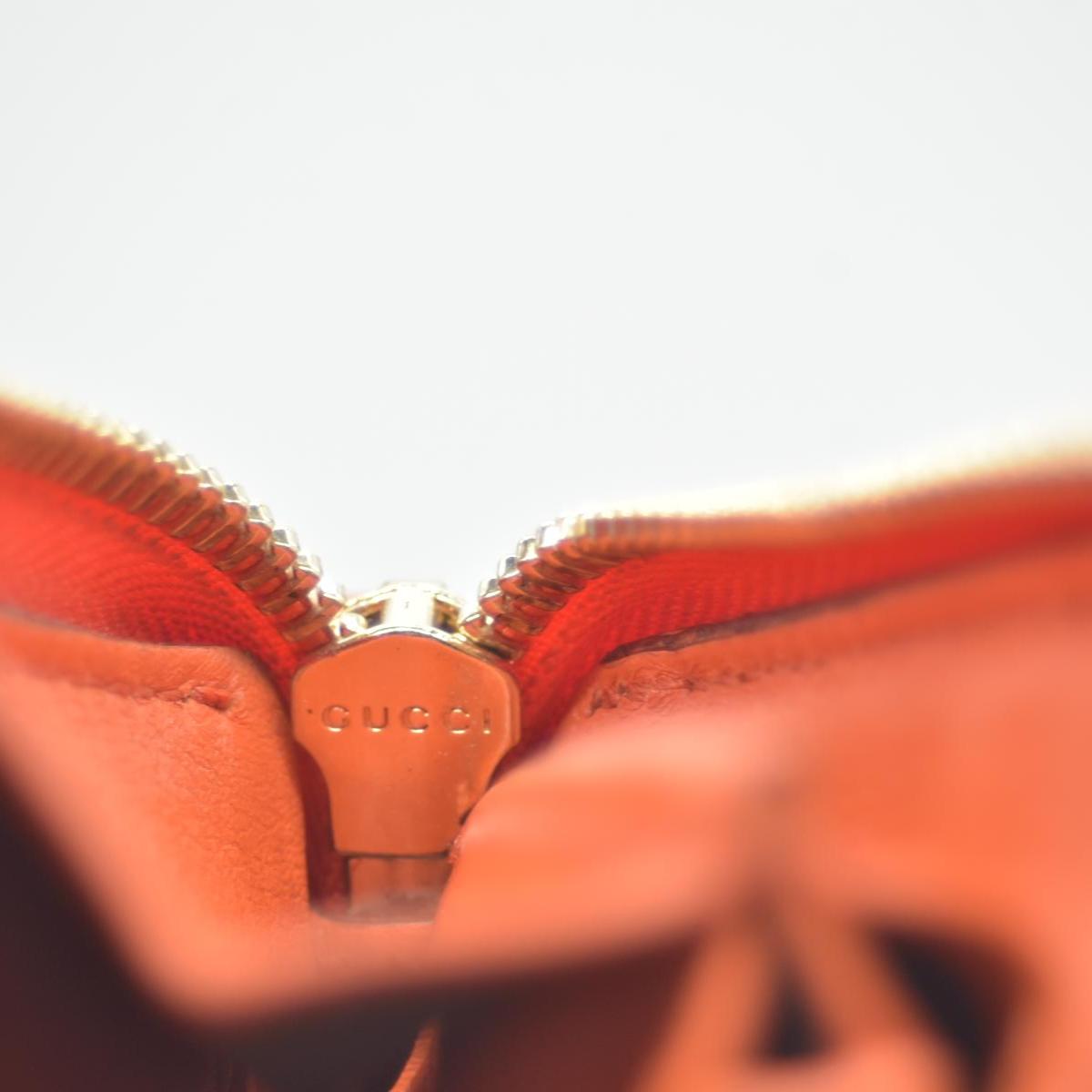 Gucci Microguccissima Zip Around Wallet Orange CONSIGNMENT