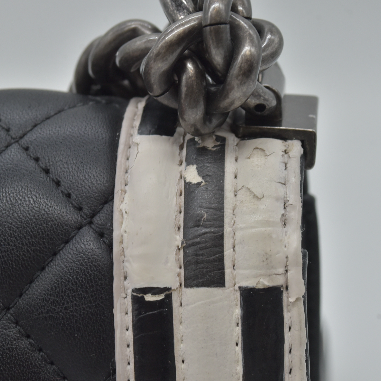 $6700 Chanel Small Checkerboard Boy Bag