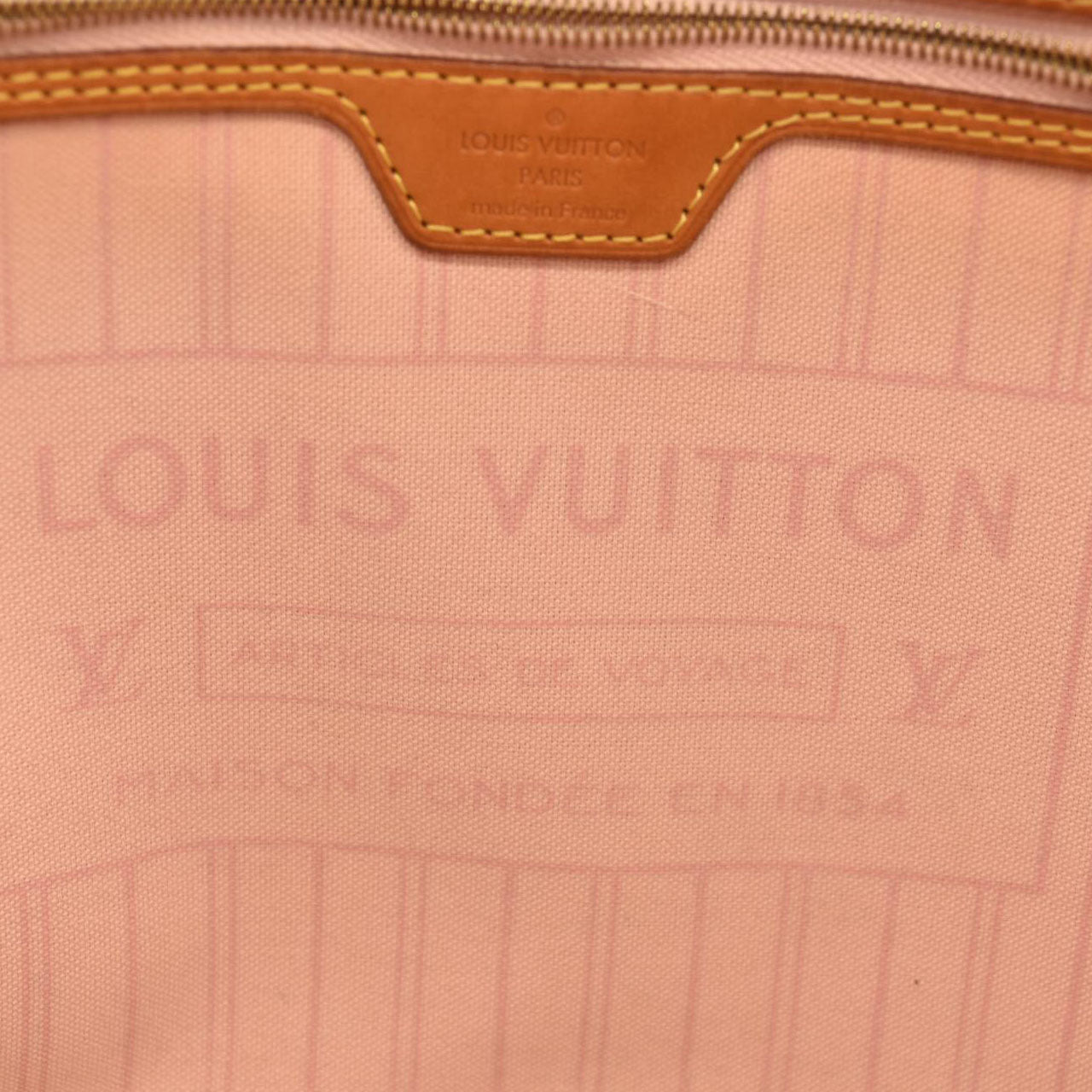 LOUIS VUITTON Damier Azur Neo Neverfull MM Rose Ballerine FL0129