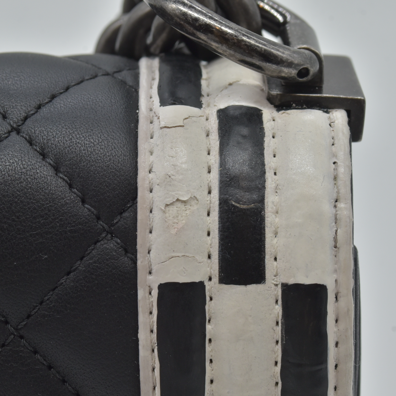 $6700 Chanel Small Checkerboard Boy Bag