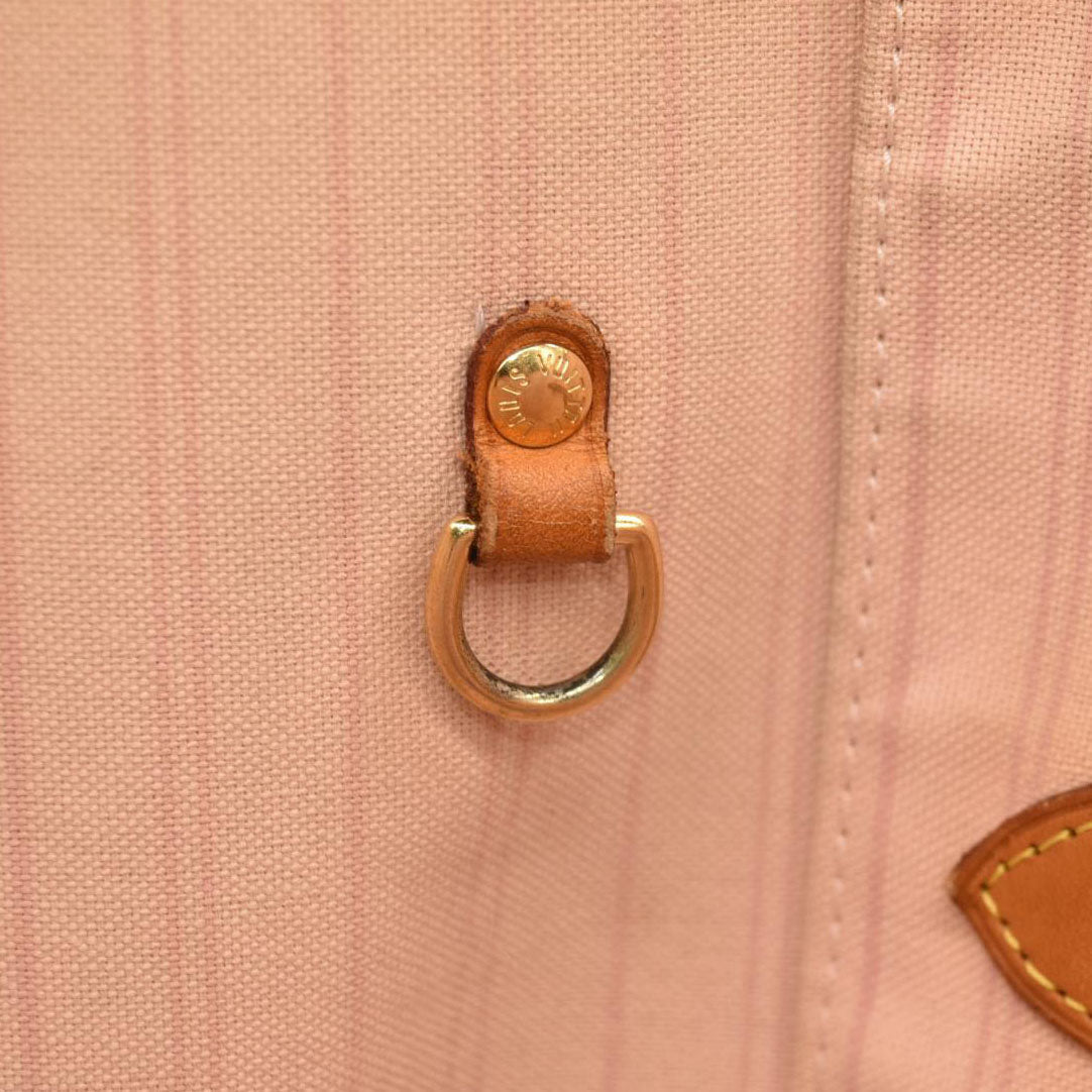 LOUIS VUITTON Damier Azur Neo Neverfull MM Rose Ballerine FL0129