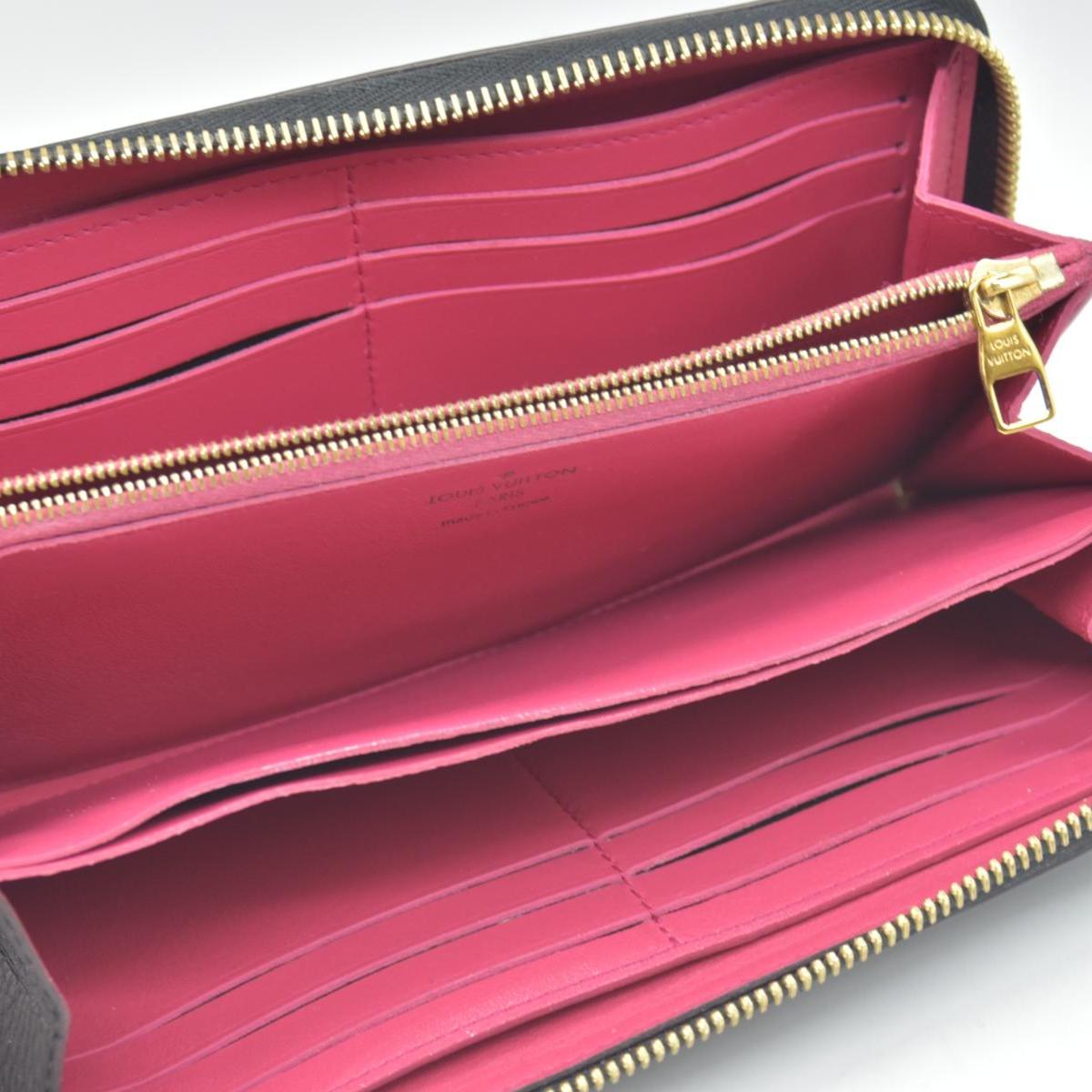 $1130 Louis Vuitton Comet Taurillon Leather Zip Zippy Long Wallet MI2158