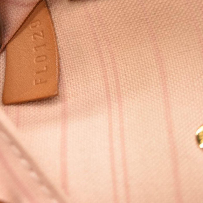 LOUIS VUITTON Damier Azur Neo Neverfull MM Rose Ballerine FL0129