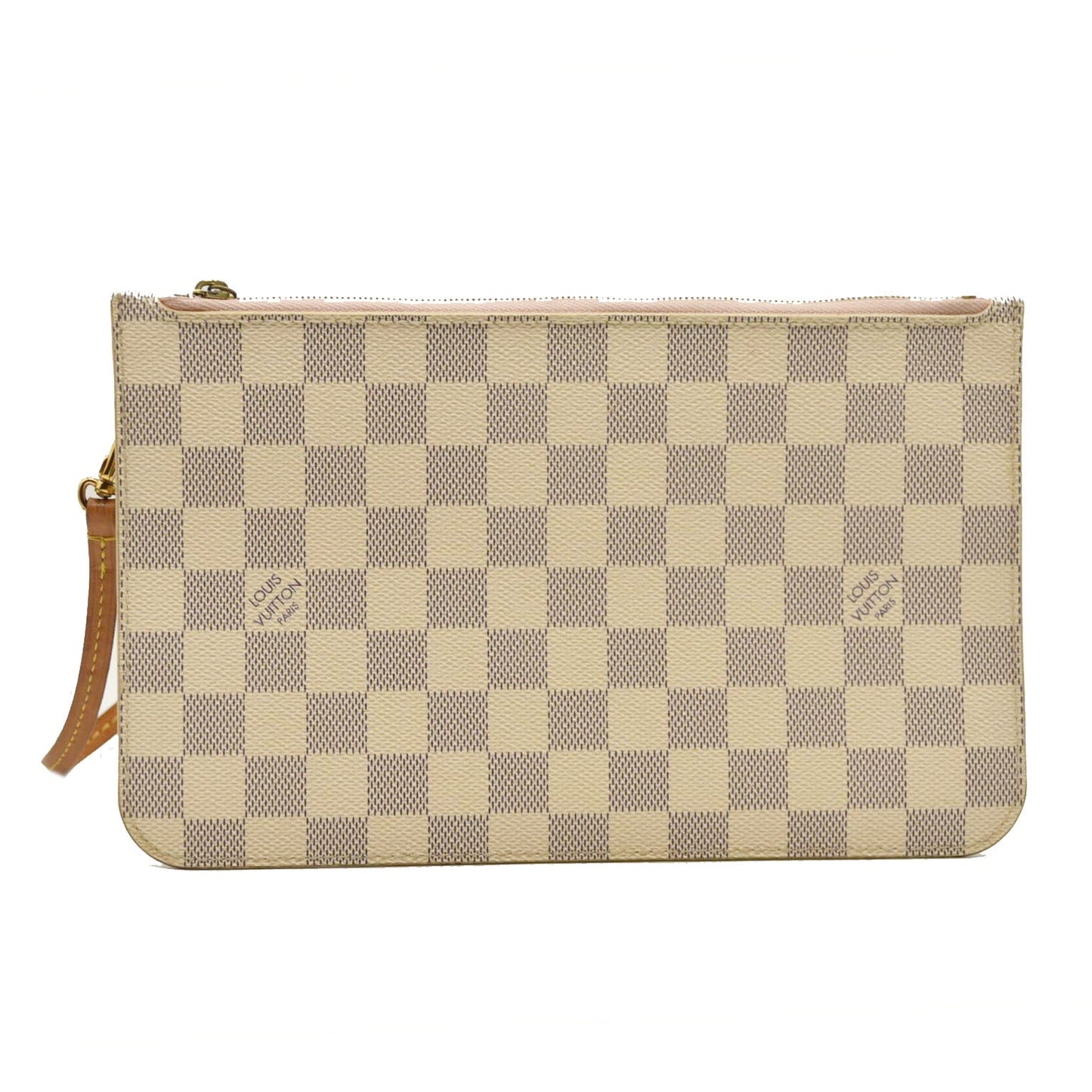 LOUIS VUITTON Damier Azur Neo Neverfull MM Rose Ballerine FL0129