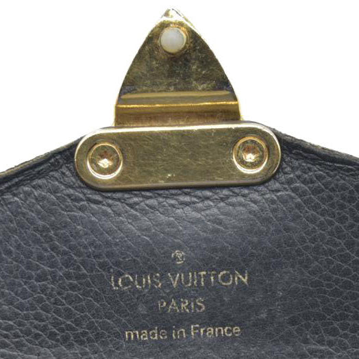 $1140 Louis Vuitton  Monogram Pallas Wallet Black