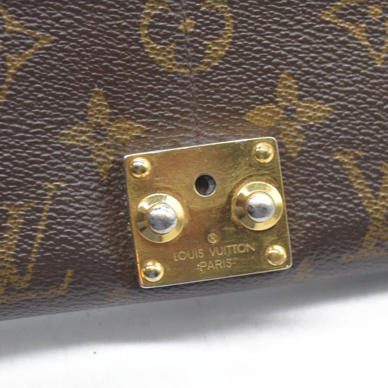 $1140 Louis Vuitton  Monogram Pallas Wallet Black