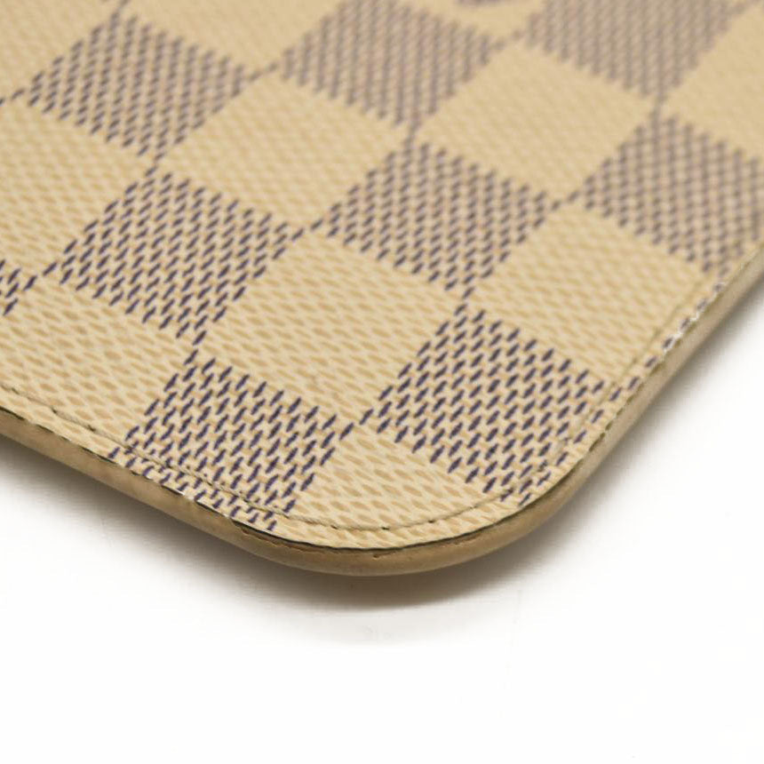 LOUIS VUITTON Damier Azur Neo Neverfull MM Rose Ballerine FL0129