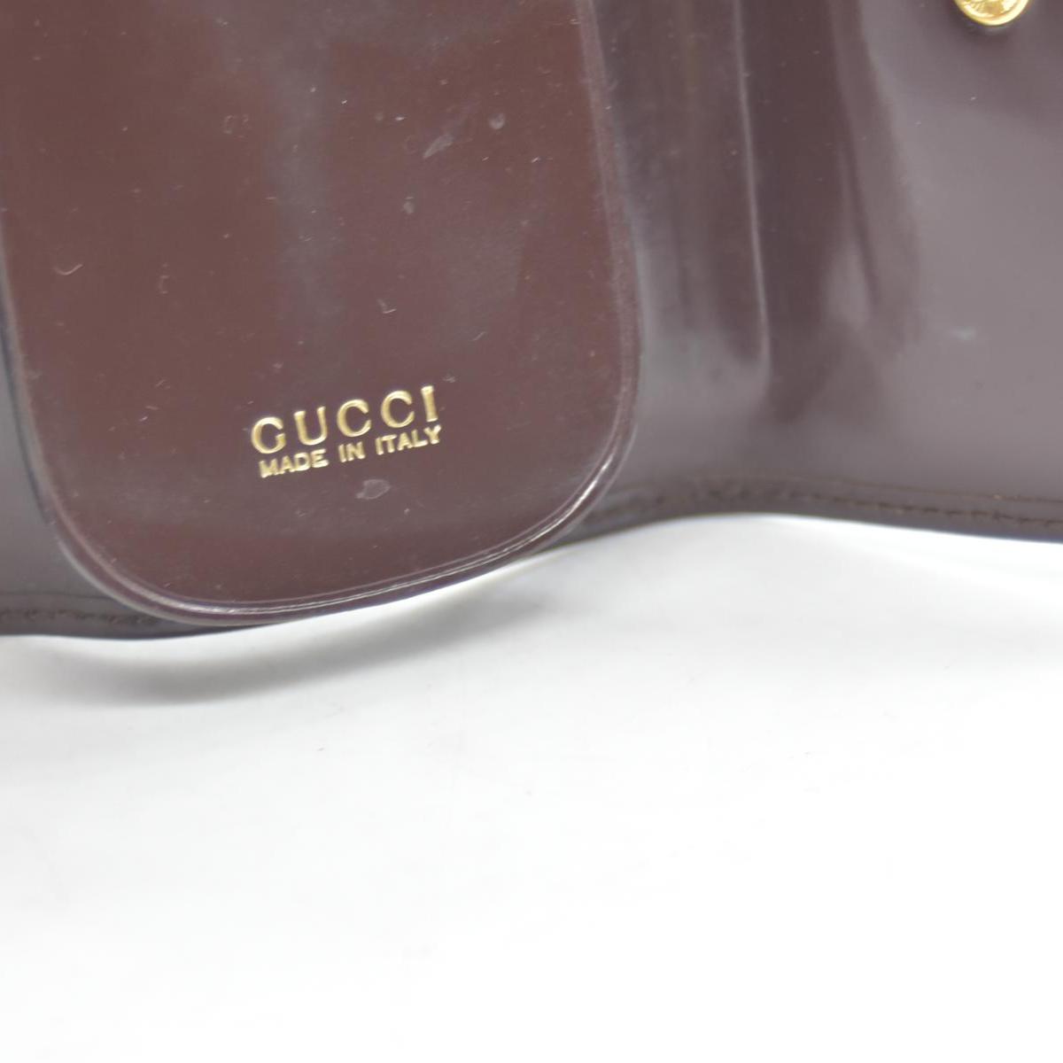 GUCCI Double G Leather 6 Ring Key Case Brown CONSIGNMENT