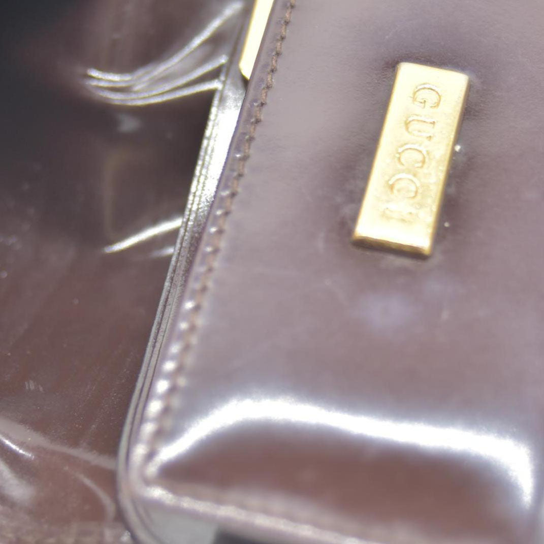 GUCCI Double G Leather 6 Ring Key Case Brown CONSIGNMENT