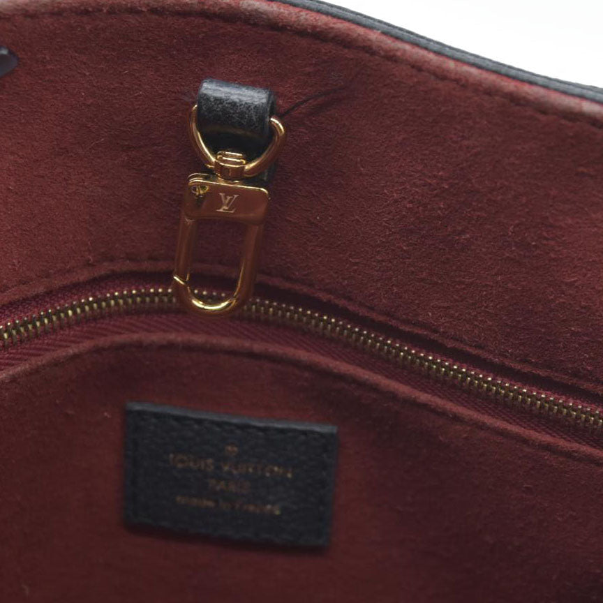 AUCTION $3550 Louis Vuitton Bicolor Monogram Empreinte Leather Onthego PM RFID