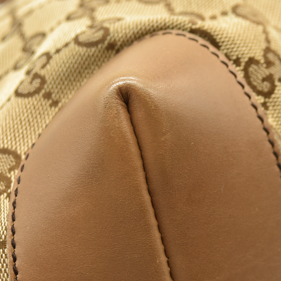 Gucci Monogram Medium Craft Tote Brown