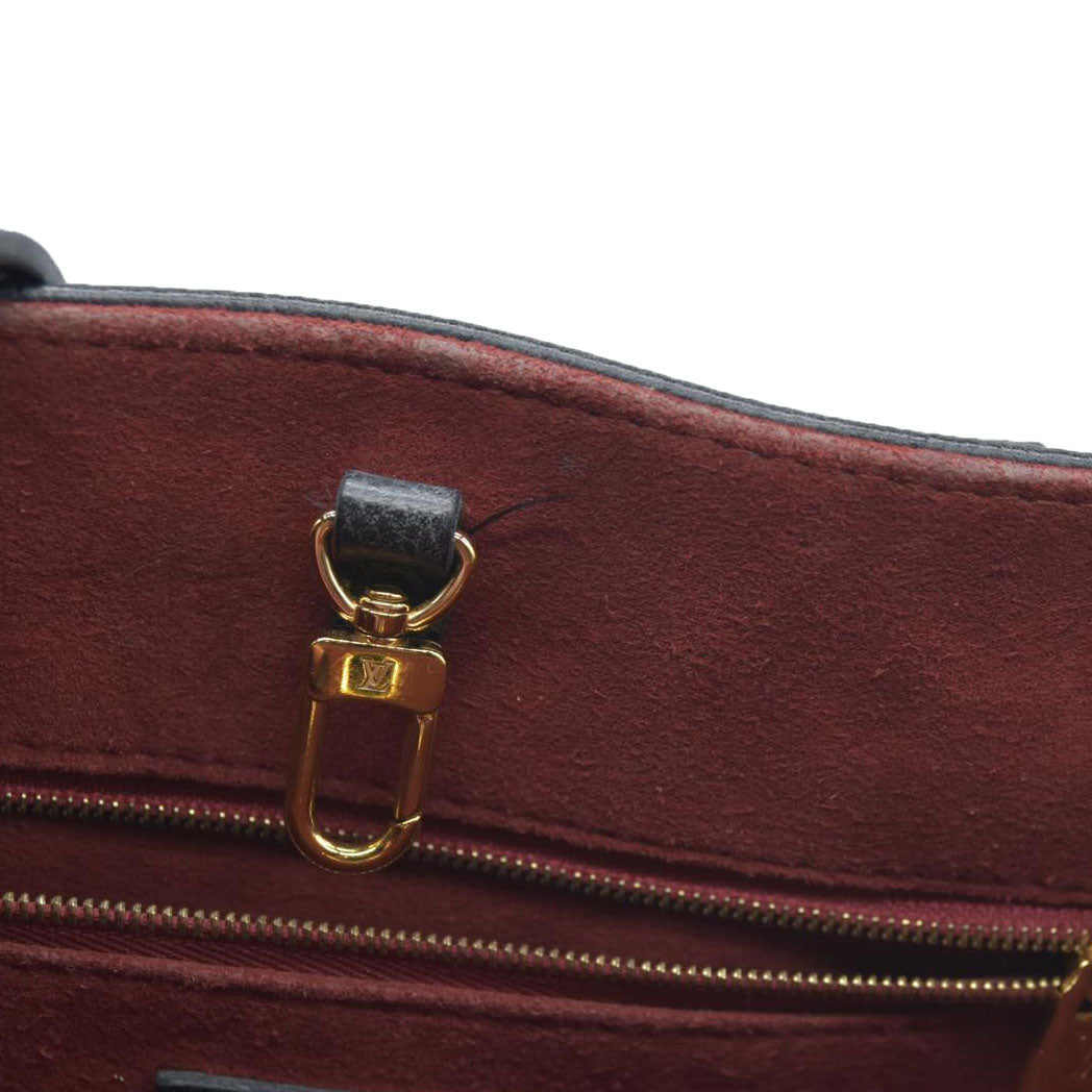 AUCTION $3550 Louis Vuitton Bicolor Monogram Empreinte Leather Onthego PM RFID