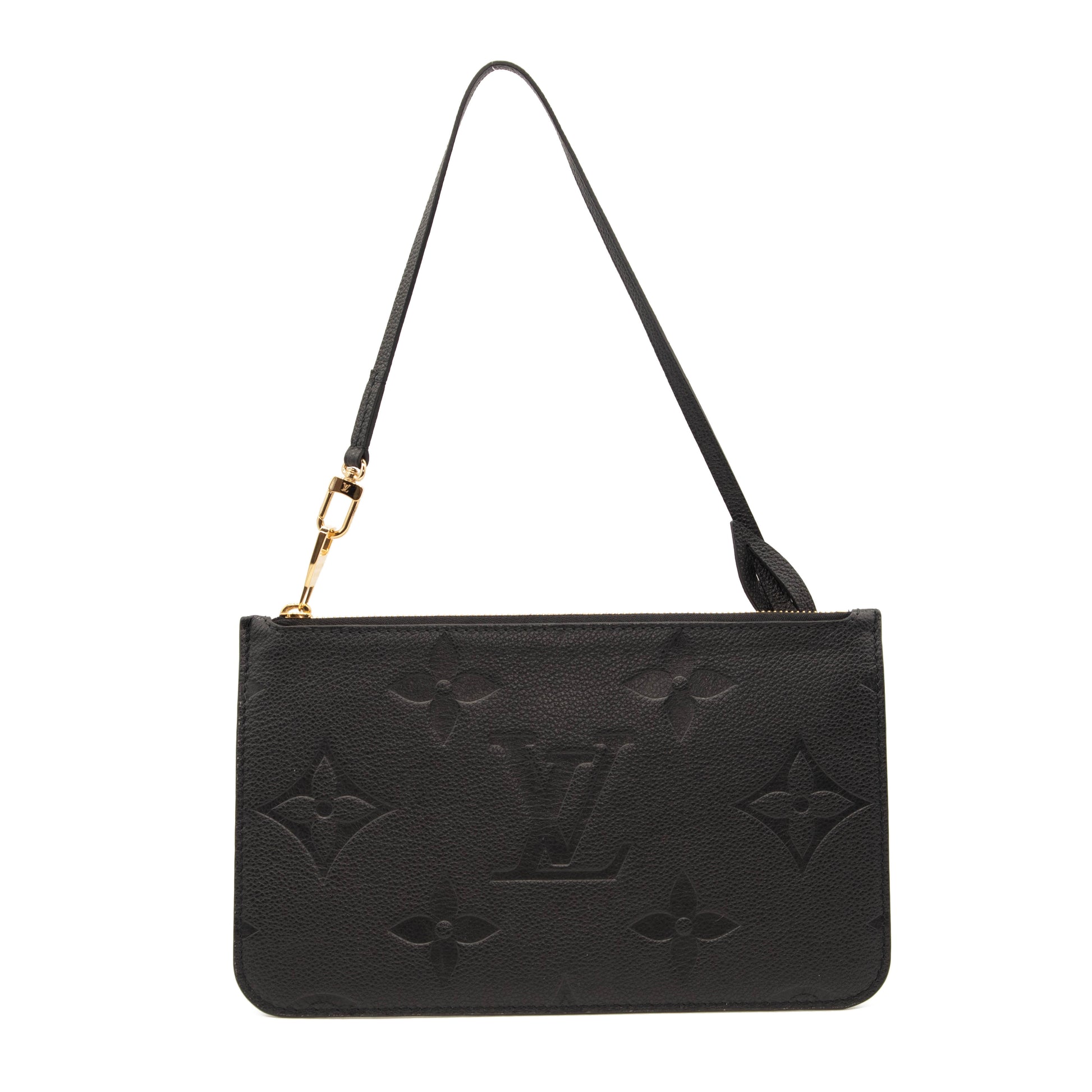 Louis Vuitton Empreinte Monogram Giant Neverfull mm Pochette Black