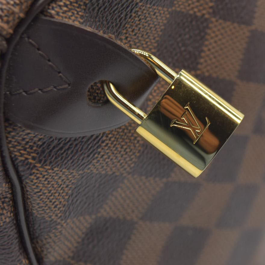 $1660 Louis Vuitton Damier Ebene Speedy 30 SD2147