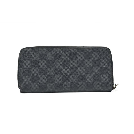 $1000 Louis Vuitton Damier Graphite Zippy Organizer Wallet CONSIGNMENT