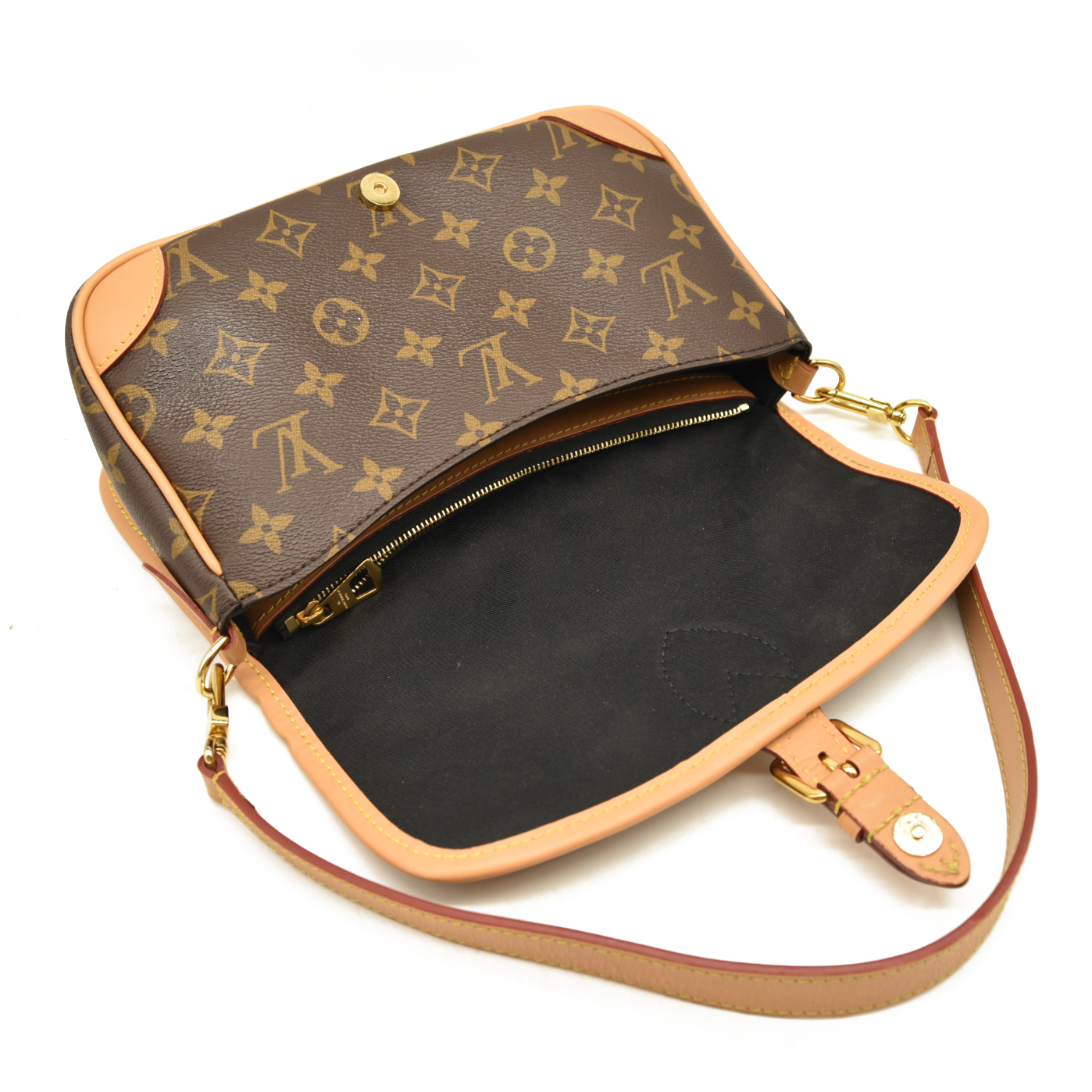 LOUIS VUITTON  Monogram Diane Black RFID Crossbody