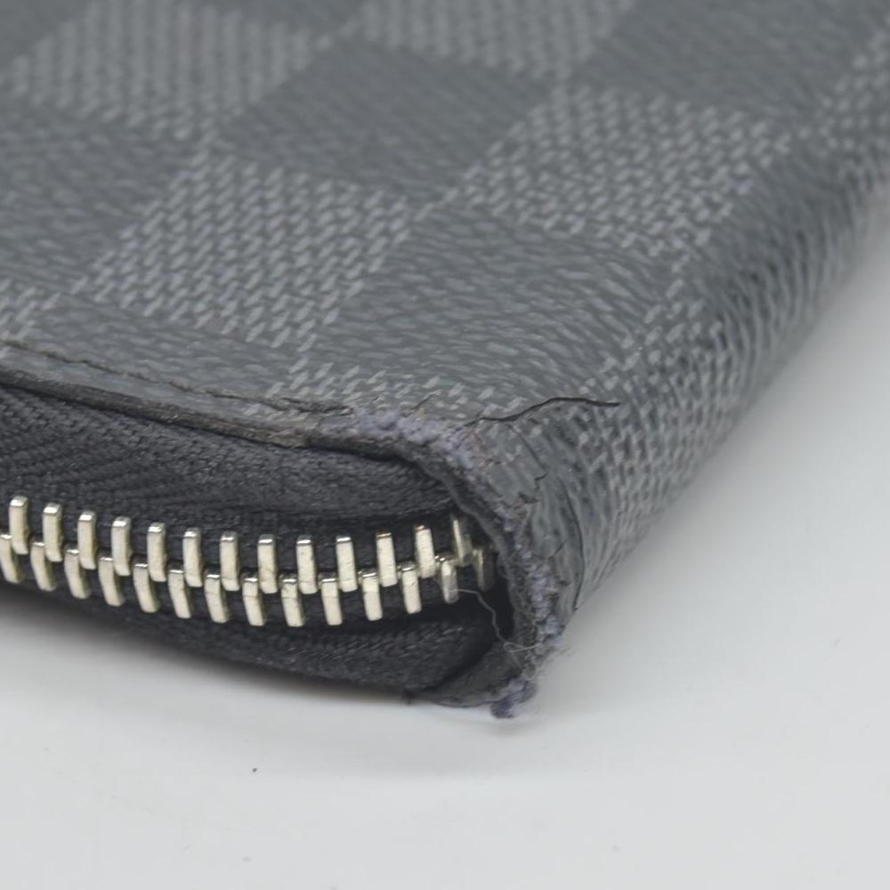 $1000 Louis Vuitton Damier Graphite Zippy Organizer Wallet CONSIGNMENT