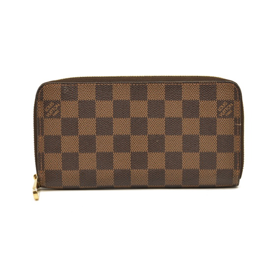 Louis Vuitton  Damier Ebene Zippy Wallet  CA1100